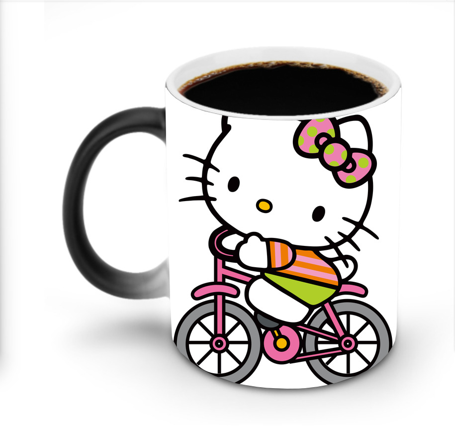 （画像用） Hello Kitty ハローキティ 温度変色マグカップ