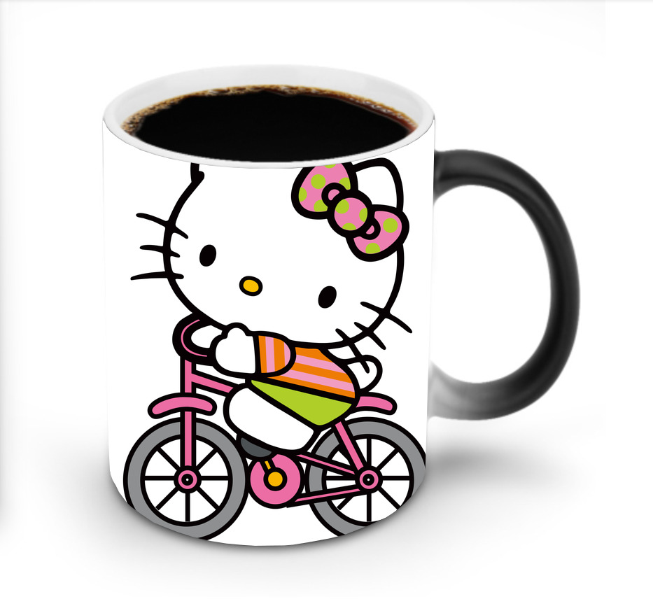 （画像用） Hello Kitty ハローキティ 温度変色マグカップ