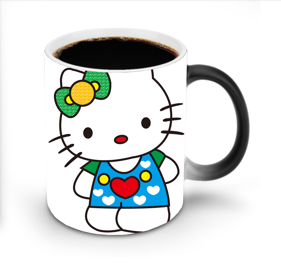 （画像用） Hello Kitty ハローキティ 温度変色マグカップ