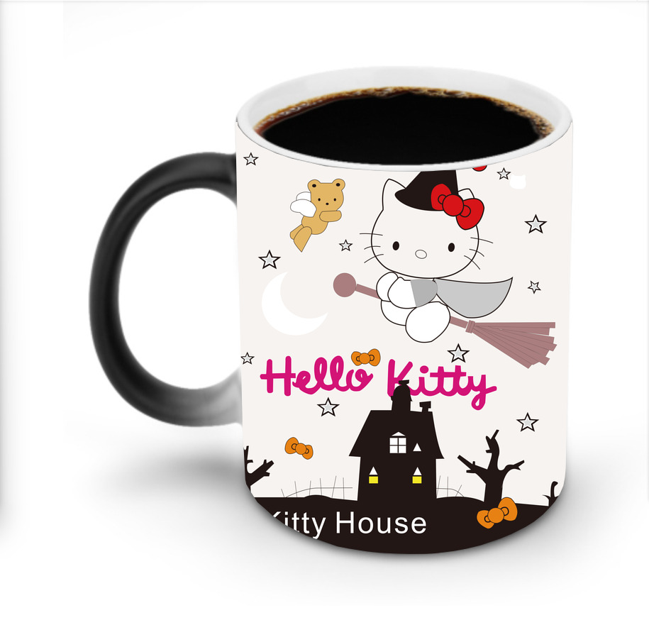 （画像用） Hello Kitty ハローキティ 温度変色マグカップ