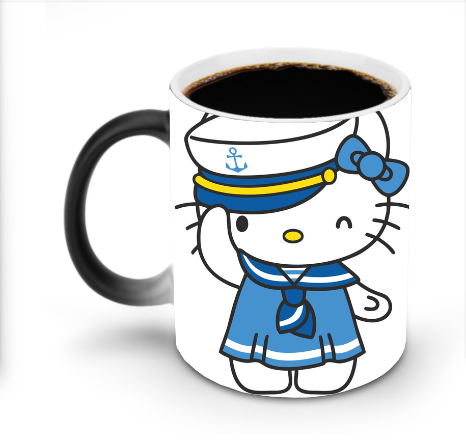 （画像用） Hello Kitty ハローキティ 温度変色マグカップ