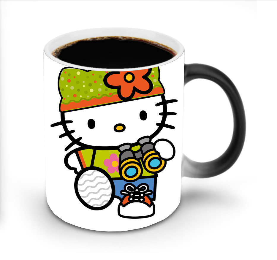 （画像用） Hello Kitty ハローキティ 温度変色マグカップ