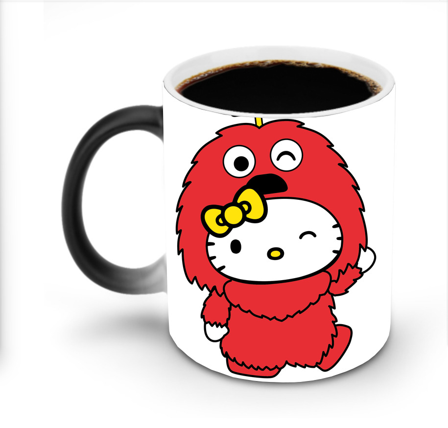 （画像用） Hello Kitty ハローキティ 温度変色マグカップ