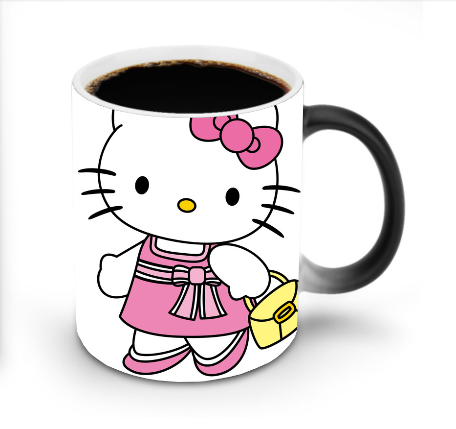 （画像用） Hello Kitty ハローキティ 温度変色マグカップ
