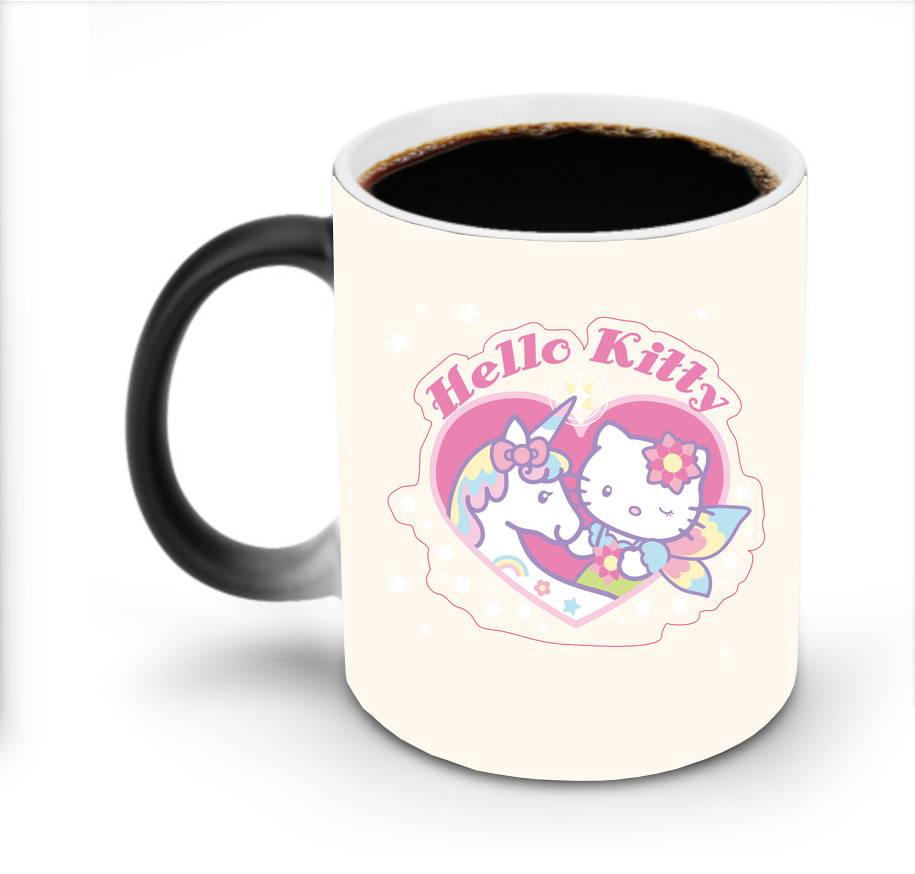 （画像用） Hello Kitty ハローキティ 温度変色マグカップ