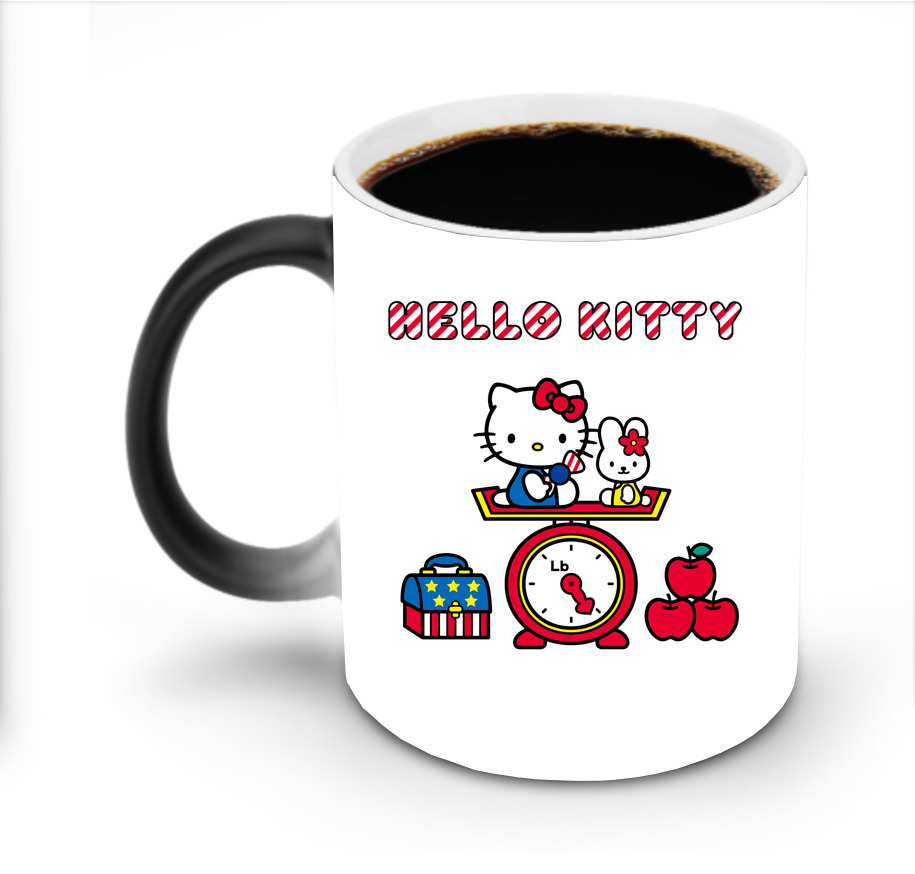 （画像用） Hello Kitty ハローキティ 温度変色マグカップ