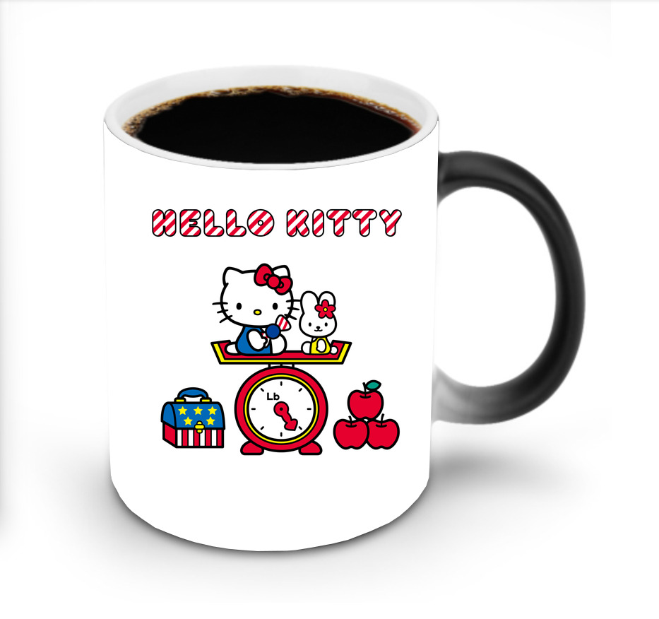 （画像用） Hello Kitty ハローキティ 温度変色マグカップ