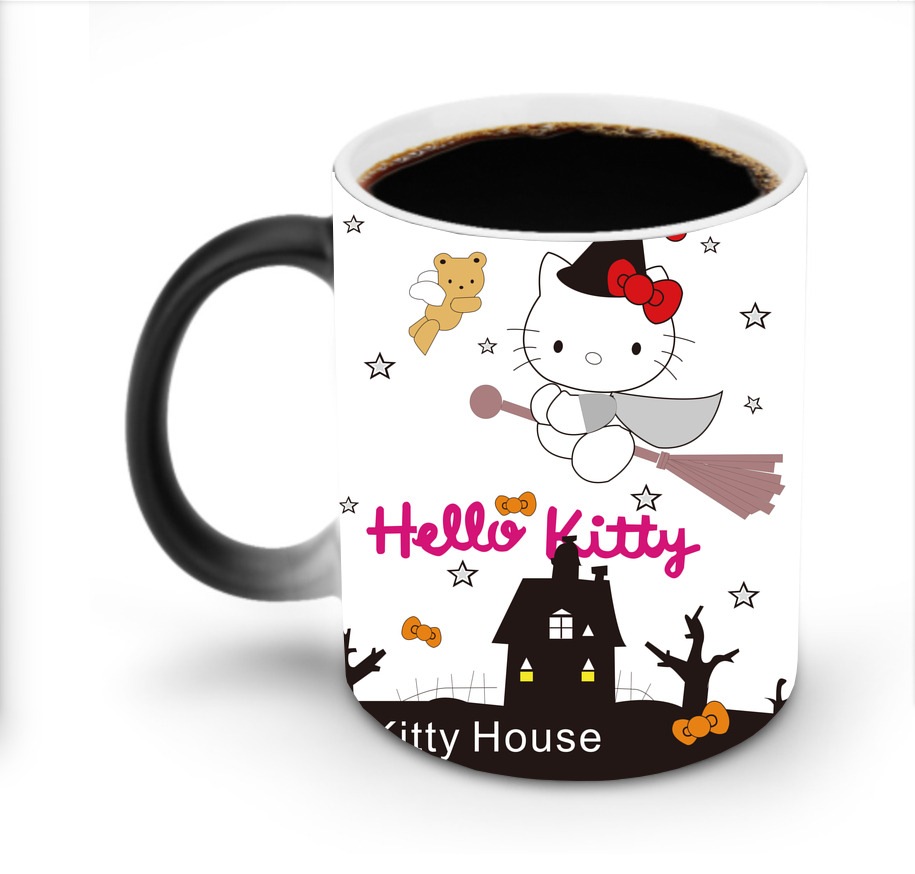（画像用） Hello Kitty ハローキティ 温度変色マグカップ