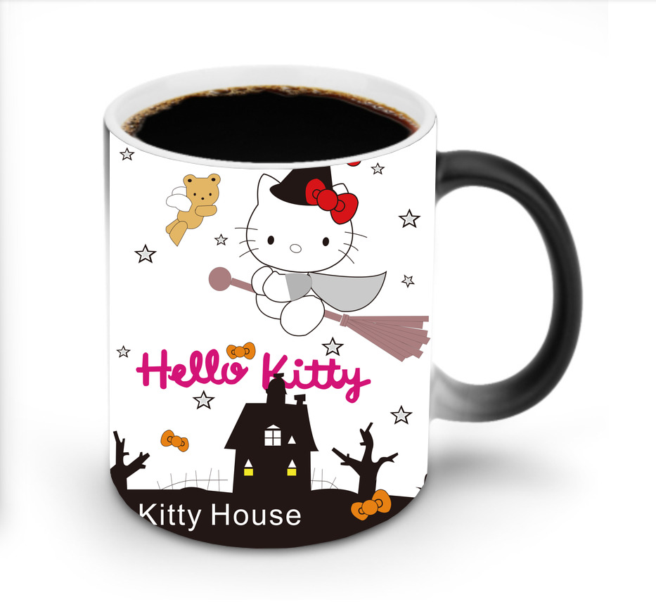 （画像用） Hello Kitty ハローキティ 温度変色マグカップ