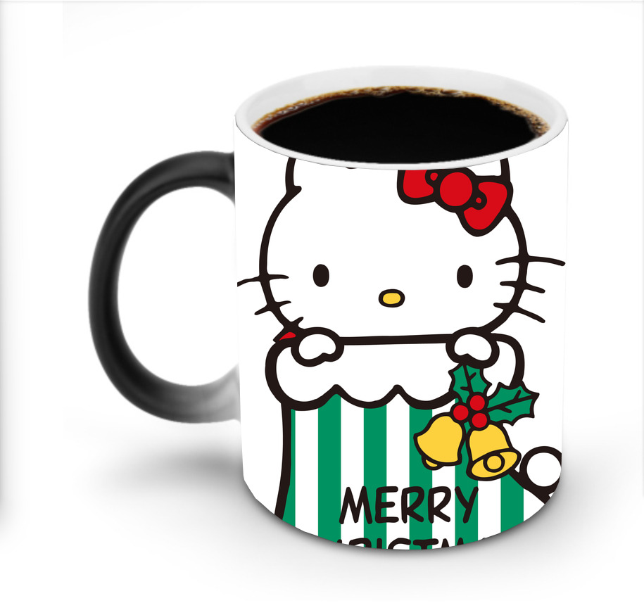 （画像用） Hello Kitty ハローキティ 温度変色マグカップ