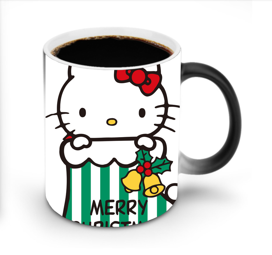 （画像用） Hello Kitty ハローキティ 温度変色マグカップ