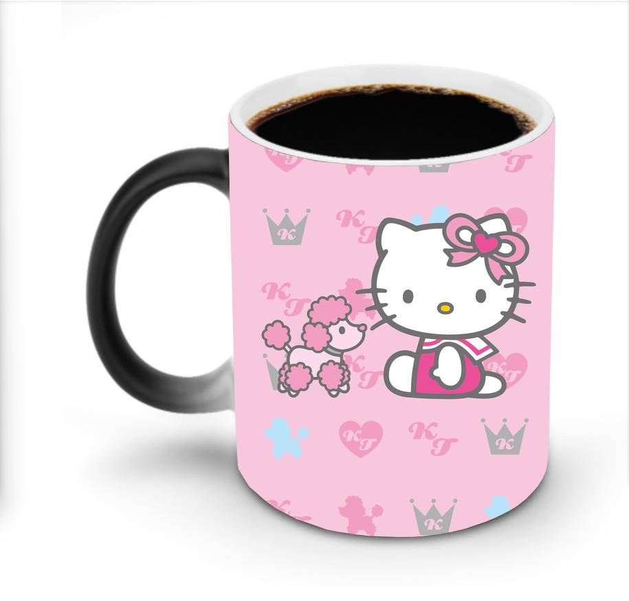 （画像用） Hello Kitty ハローキティ 温度変色マグカップ