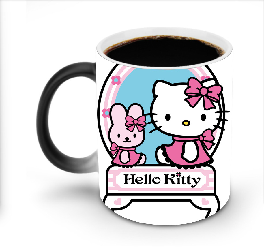 （画像用） Hello Kitty ハローキティ 温度変色マグカップ