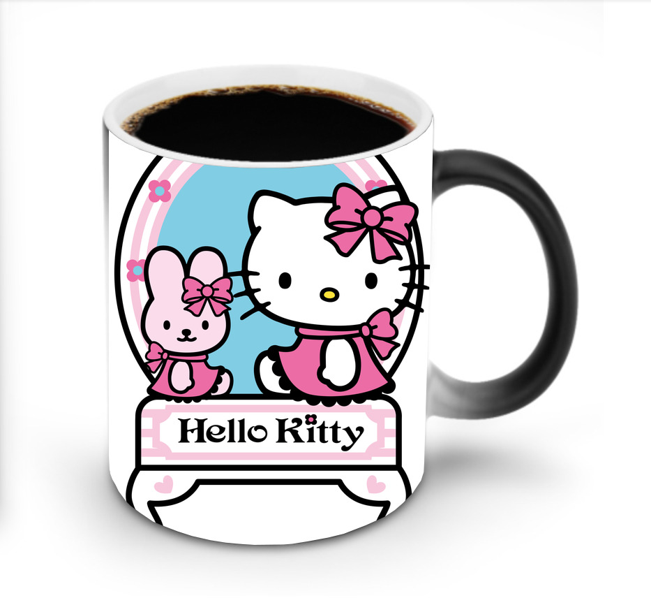（画像用） Hello Kitty ハローキティ 温度変色マグカップ