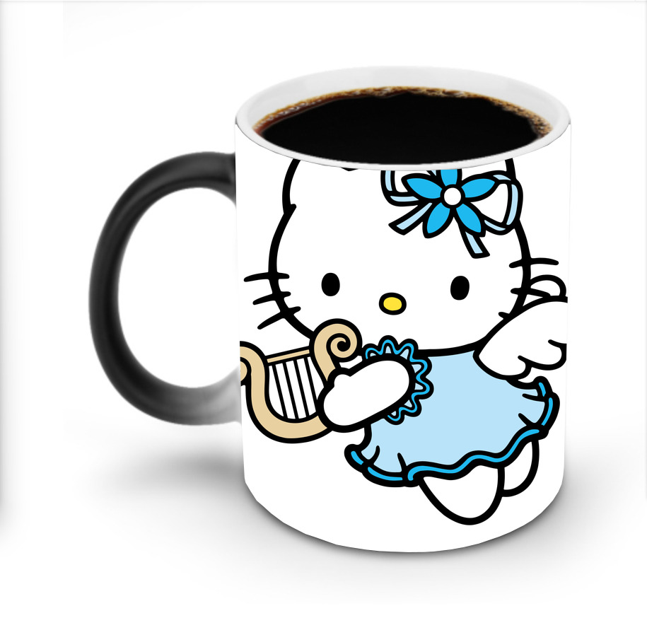 （画像用） Hello Kitty ハローキティ 温度変色マグカップ