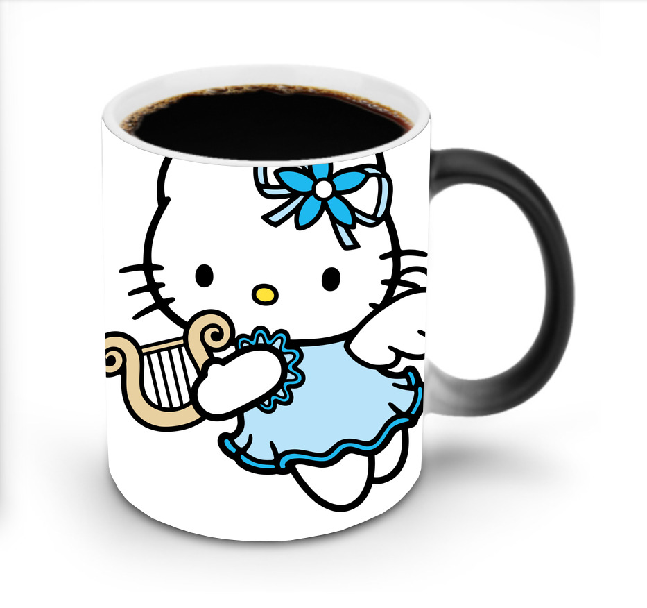 （画像用） Hello Kitty ハローキティ 温度変色マグカップ