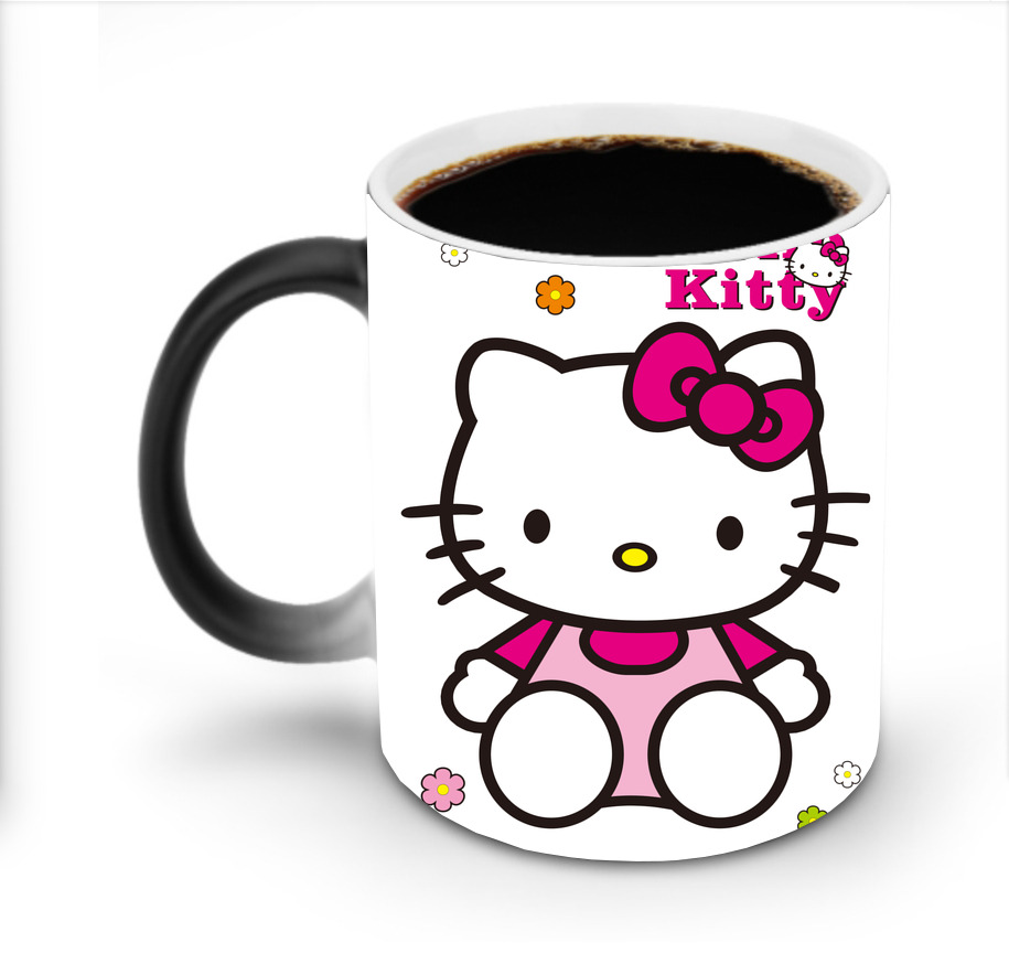 （画像用） Hello Kitty ハローキティ 温度変色マグカップ