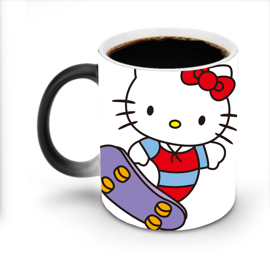 （画像用） Hello Kitty ハローキティ 温度変色マグカップ