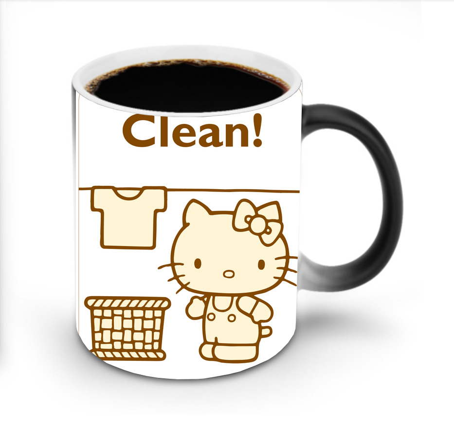 （画像用） Hello Kitty ハローキティ 温度変色マグカップ