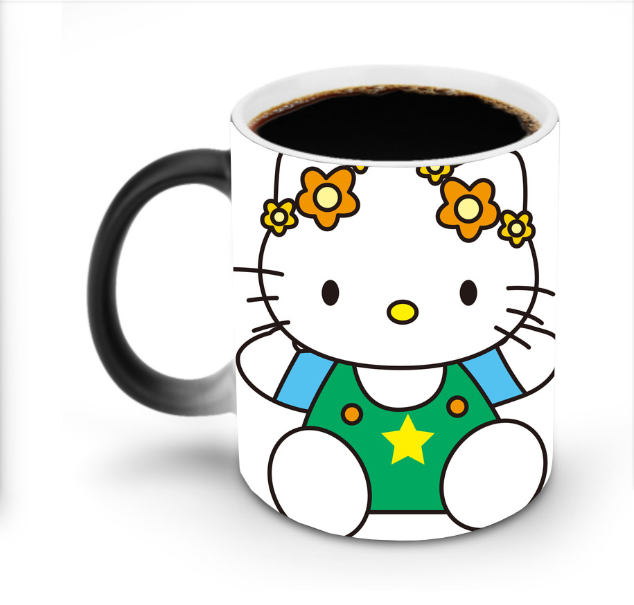 （画像用） Hello Kitty ハローキティ 温度変色マグカップ