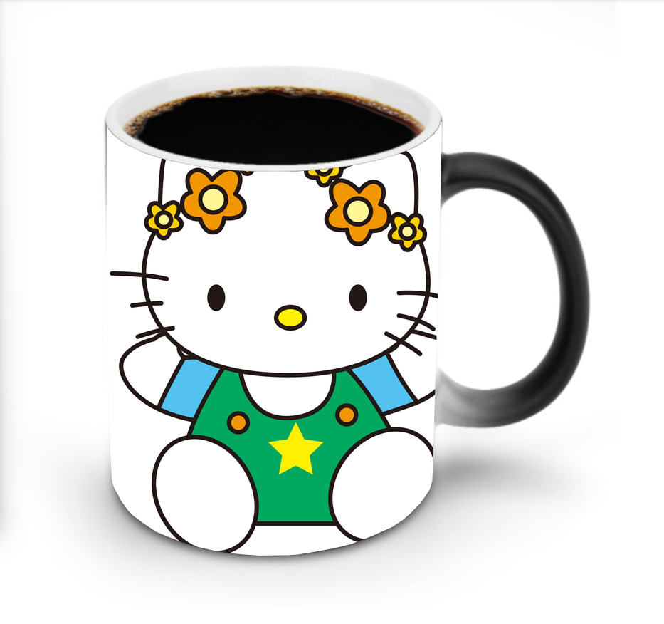 （画像用） Hello Kitty ハローキティ 温度変色マグカップ