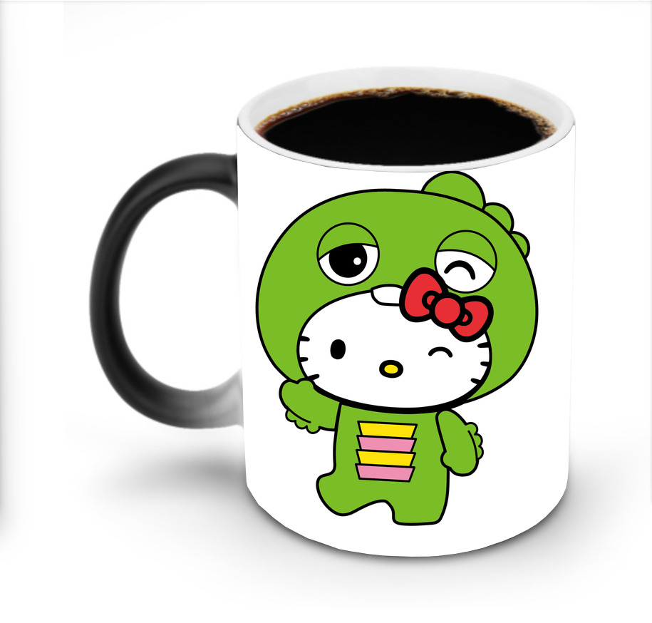 （画像用） Hello Kitty ハローキティ 温度変色マグカップ