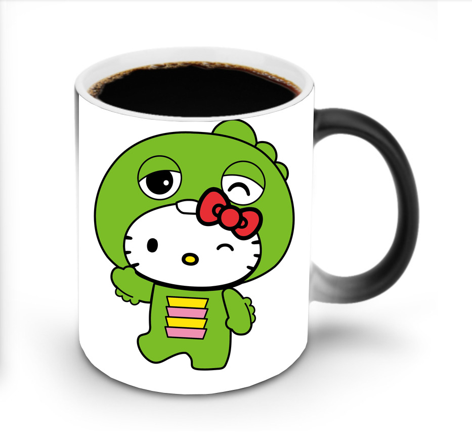 （画像用） Hello Kitty ハローキティ 温度変色マグカップ