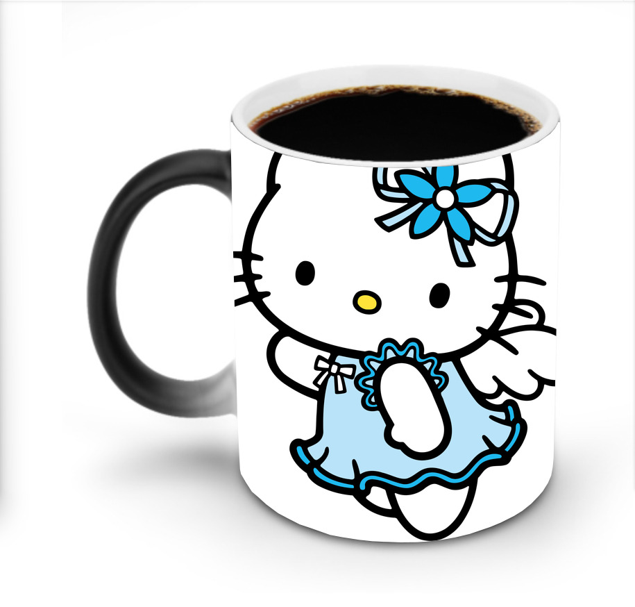 （画像用） Hello Kitty ハローキティ 温度変色マグカップ
