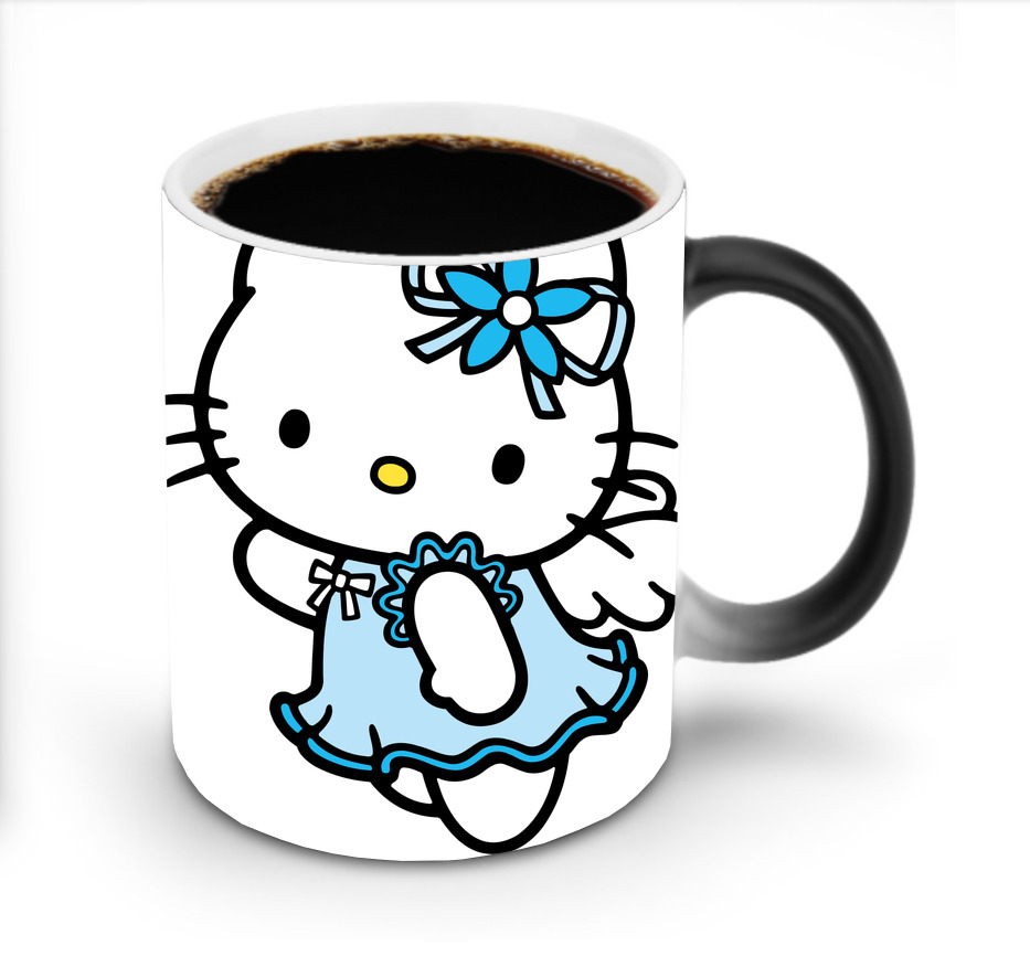 （画像用） Hello Kitty ハローキティ 温度変色マグカップ