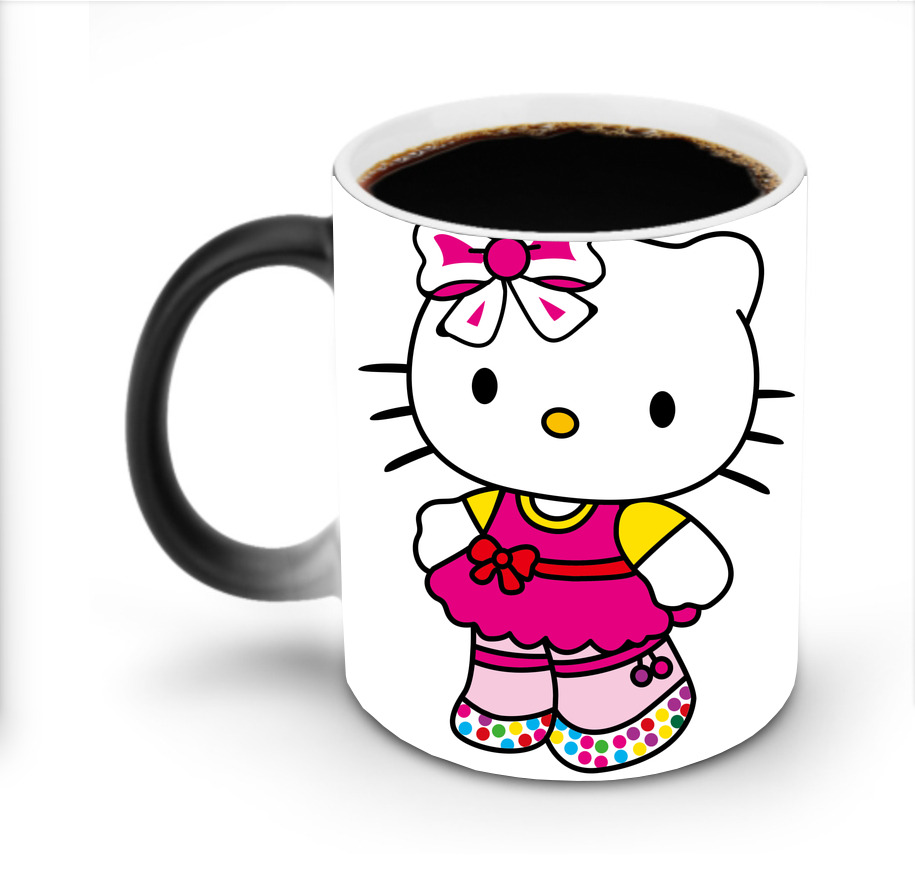 （画像用） Hello Kitty ハローキティ 温度変色マグカップ