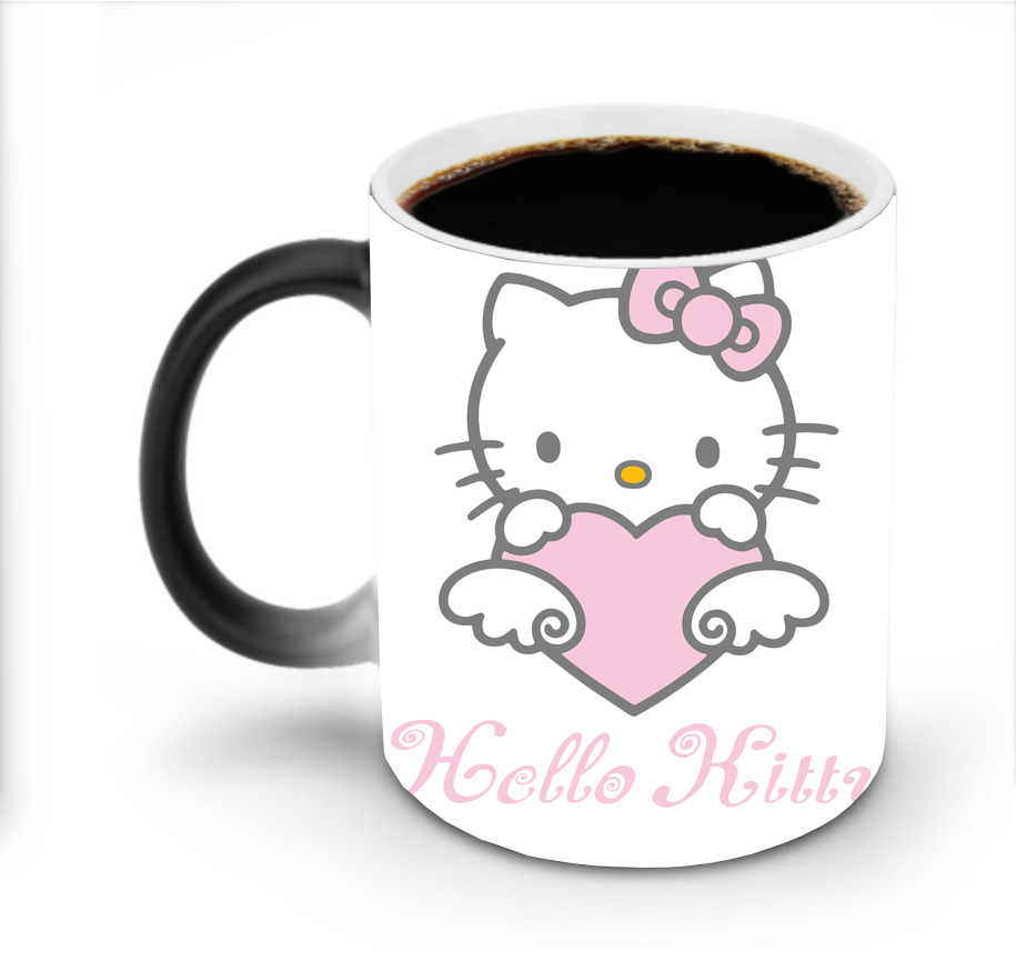 （画像用） Hello Kitty ハローキティ 温度変色マグカップ