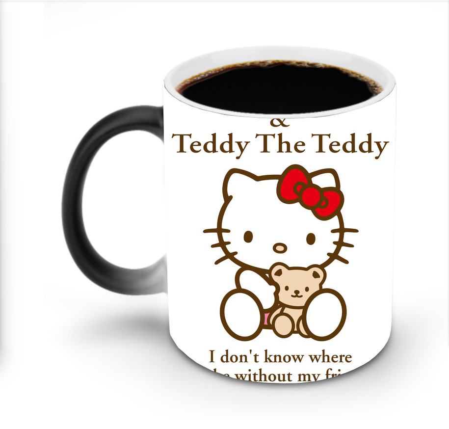 （画像用） Hello Kitty ハローキティ 温度変色マグカップ