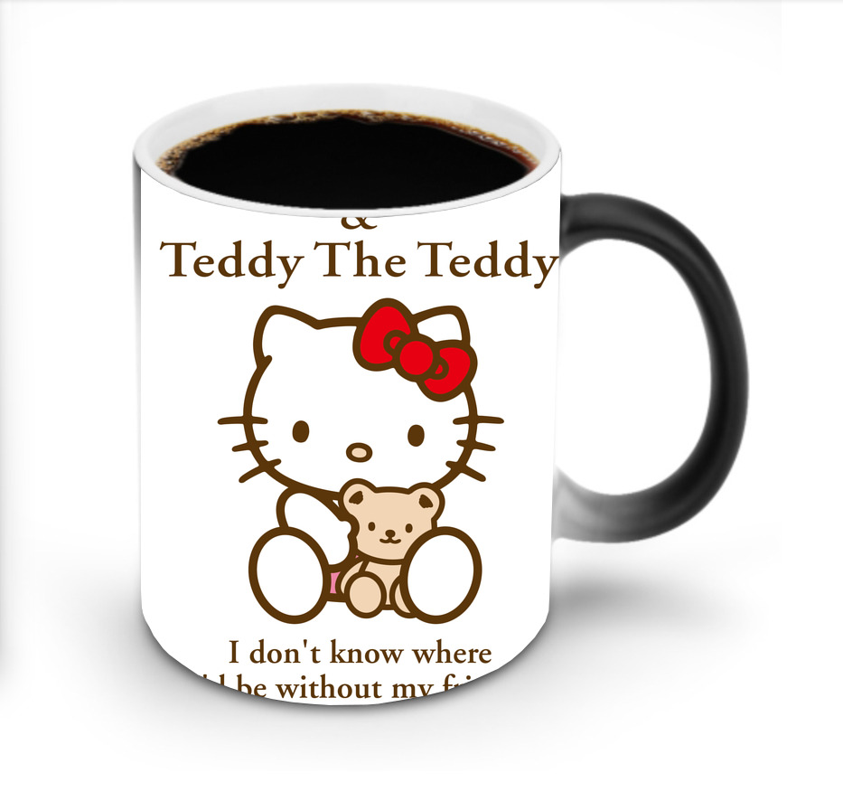 （画像用） Hello Kitty ハローキティ 温度変色マグカップ
