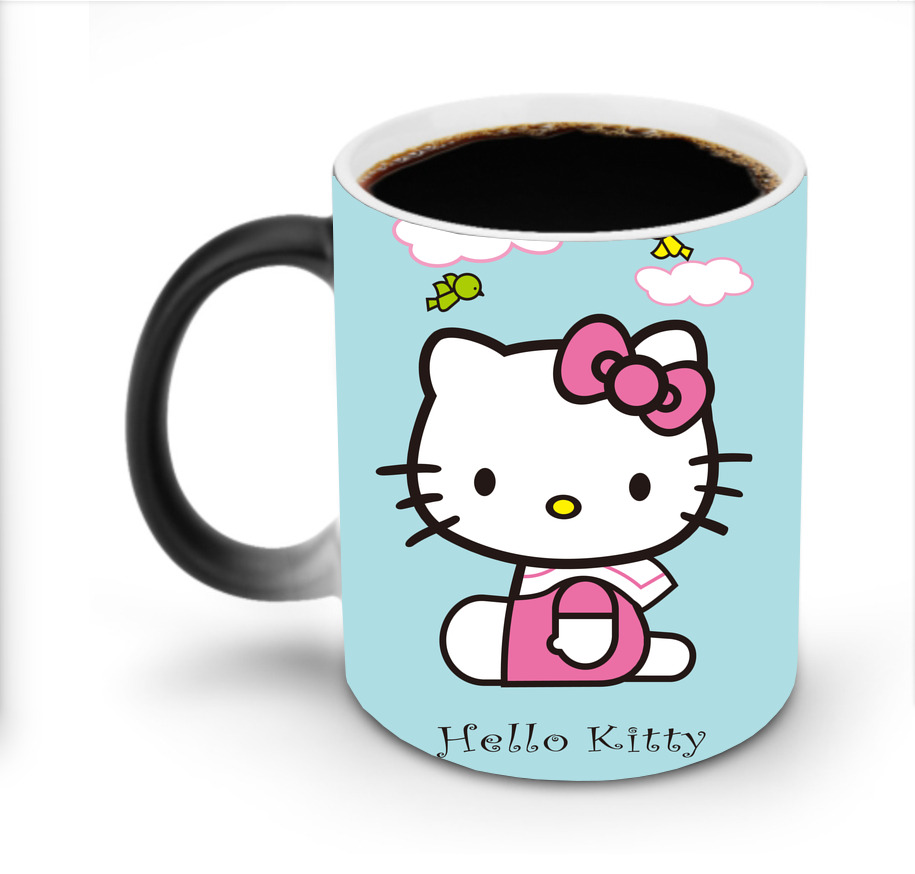 （画像用） Hello Kitty ハローキティ 温度変色マグカップ
