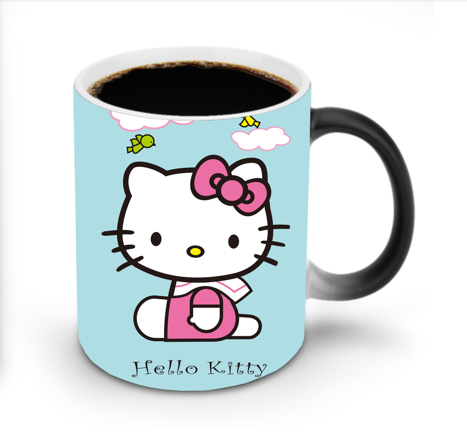 （画像用） Hello Kitty ハローキティ 温度変色マグカップ