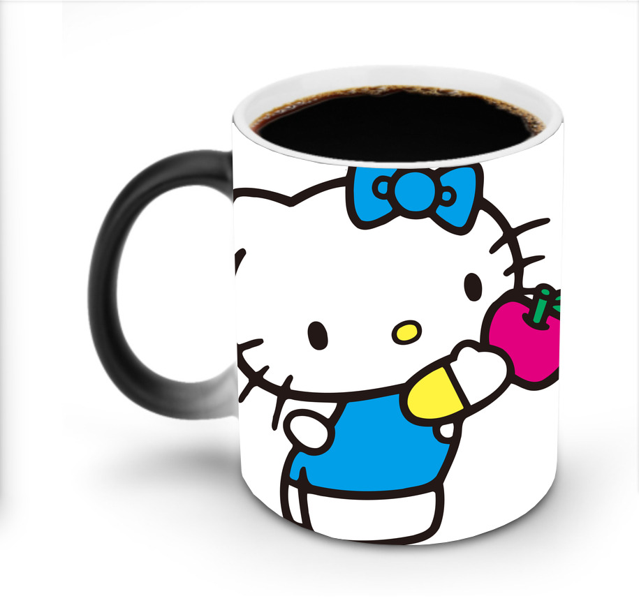 （画像用） Hello Kitty ハローキティ 温度変色マグカップ