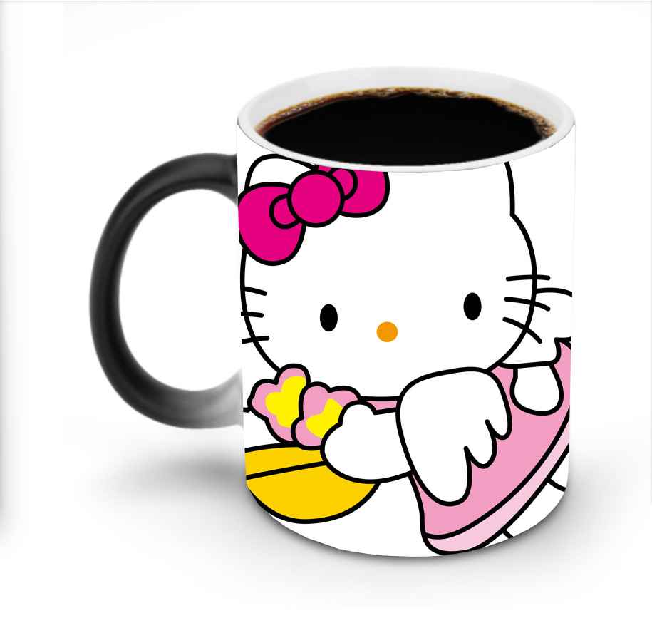 （画像用） Hello Kitty ハローキティ 温度変色マグカップ