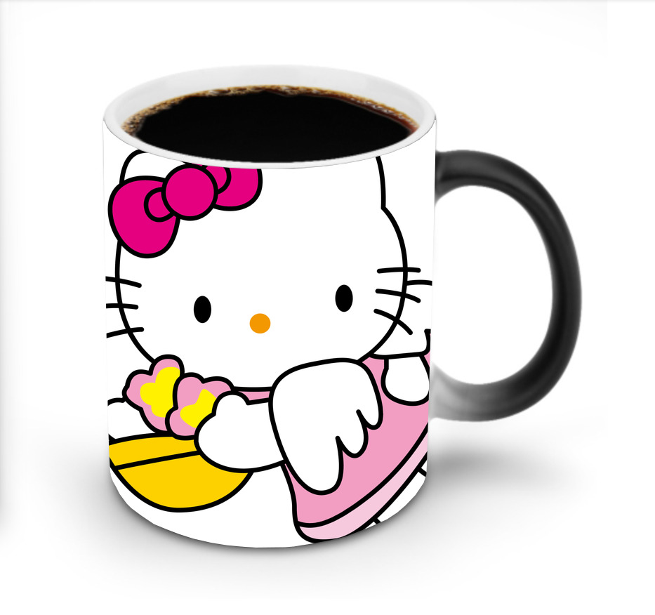（画像用） Hello Kitty ハローキティ 温度変色マグカップ