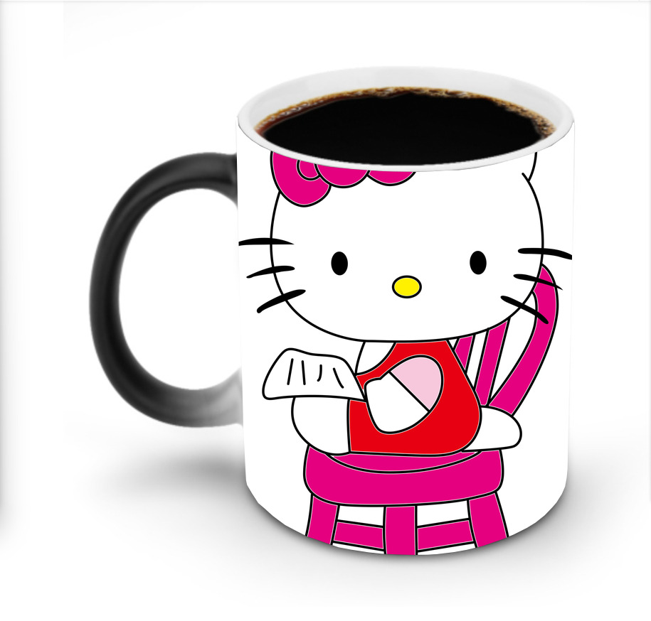 （画像用） Hello Kitty ハローキティ 温度変色マグカップ