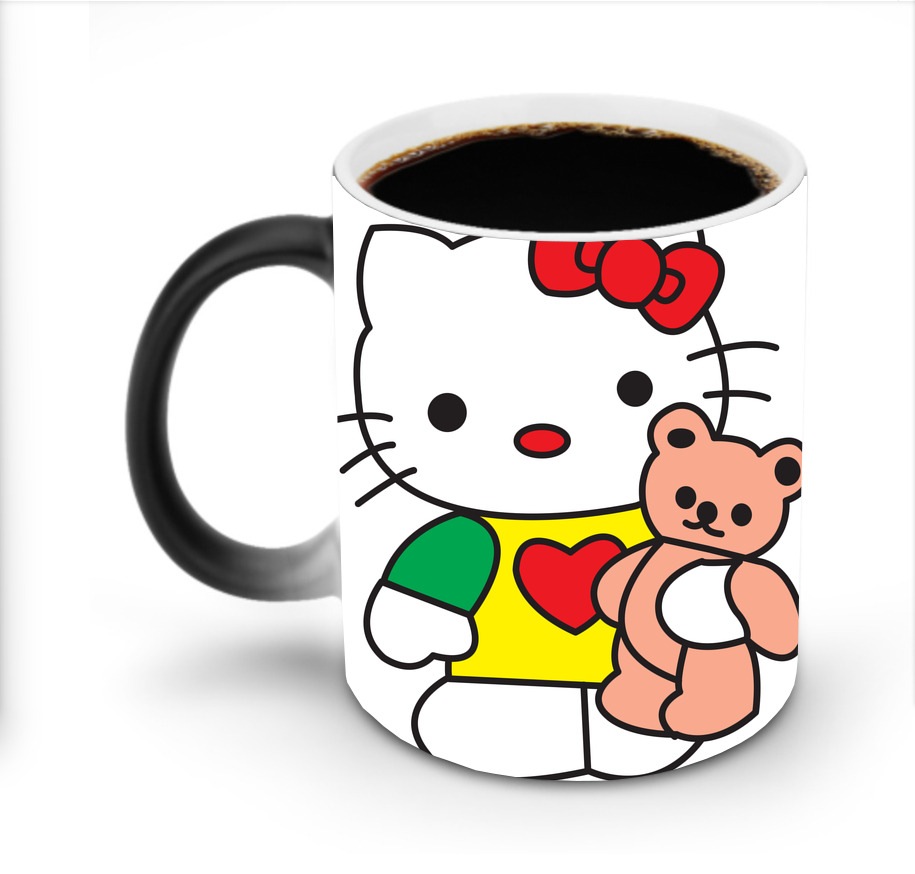（画像用） Hello Kitty ハローキティ 温度変色マグカップ