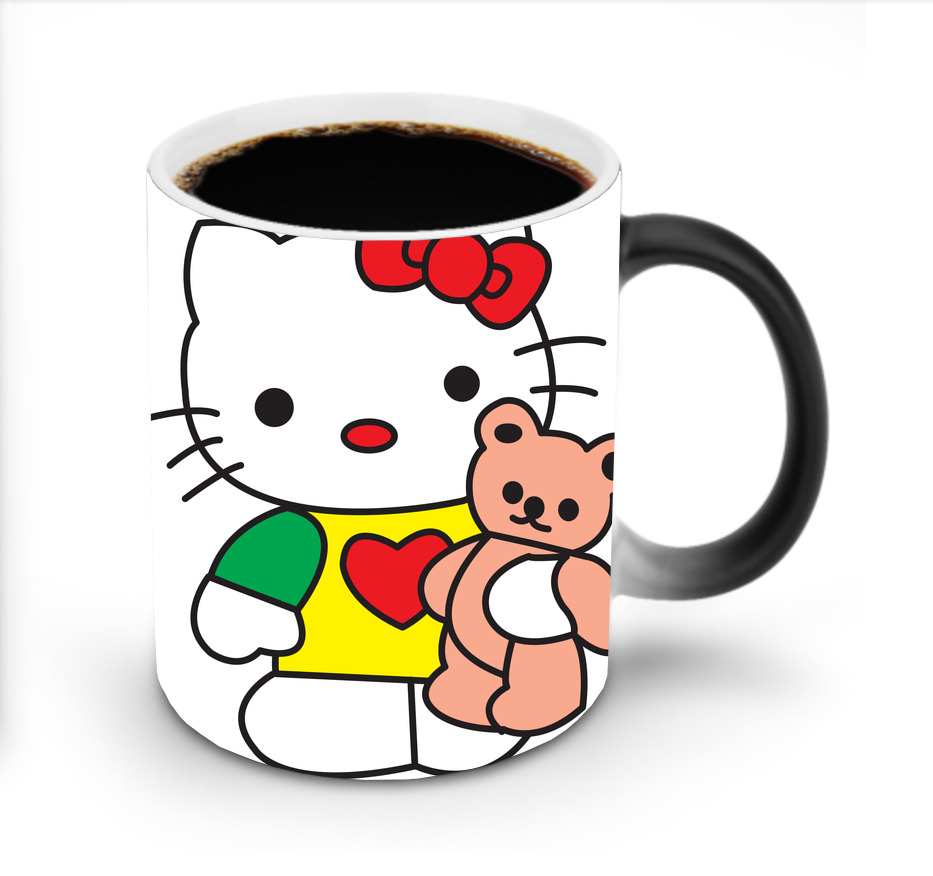 （画像用） Hello Kitty ハローキティ 温度変色マグカップ