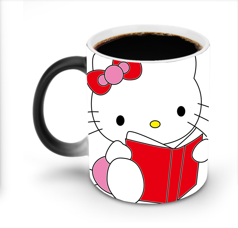 （画像用） Hello Kitty ハローキティ 温度変色マグカップ