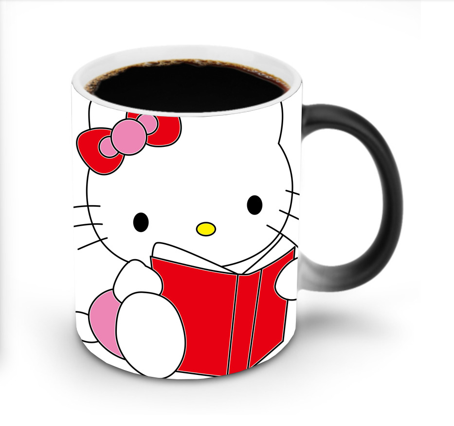 （画像用） Hello Kitty ハローキティ 温度変色マグカップ