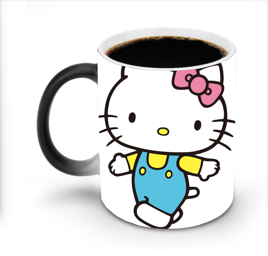 （画像用） Hello Kitty ハローキティ 温度変色マグカップ
