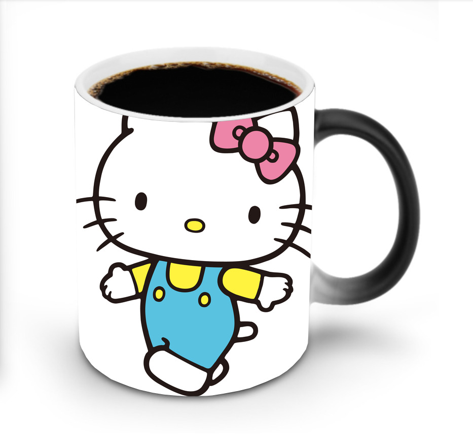 （画像用） Hello Kitty ハローキティ 温度変色マグカップ