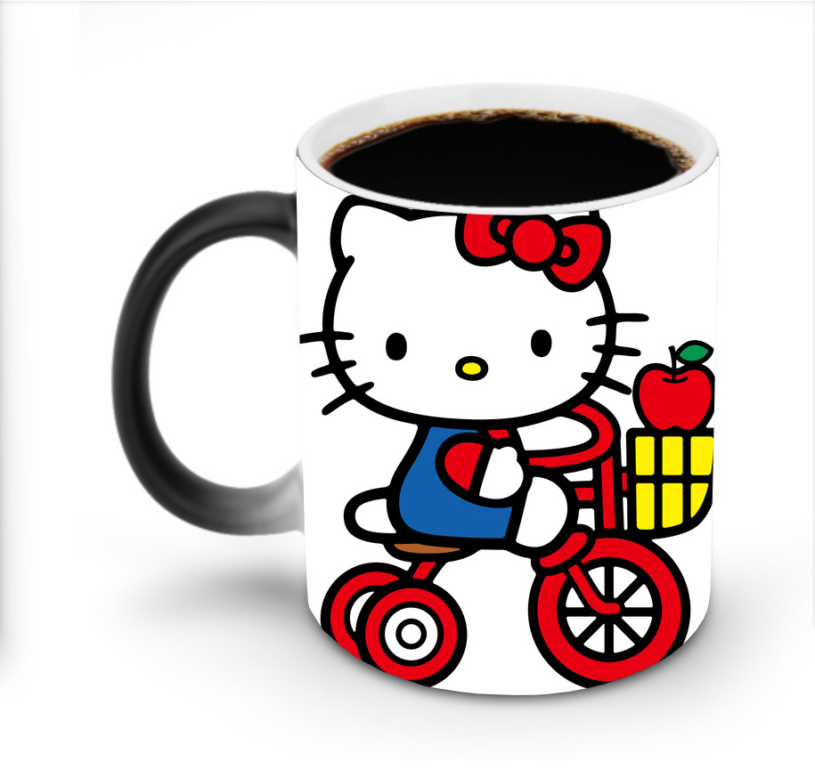 （画像用） Hello Kitty ハローキティ 温度変色マグカップ