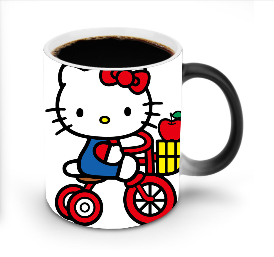 （画像用） Hello Kitty ハローキティ 温度変色マグカップ