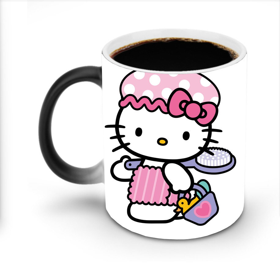（画像用） Hello Kitty ハローキティ 温度変色マグカップ