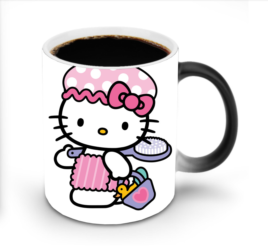 （画像用） Hello Kitty ハローキティ 温度変色マグカップ