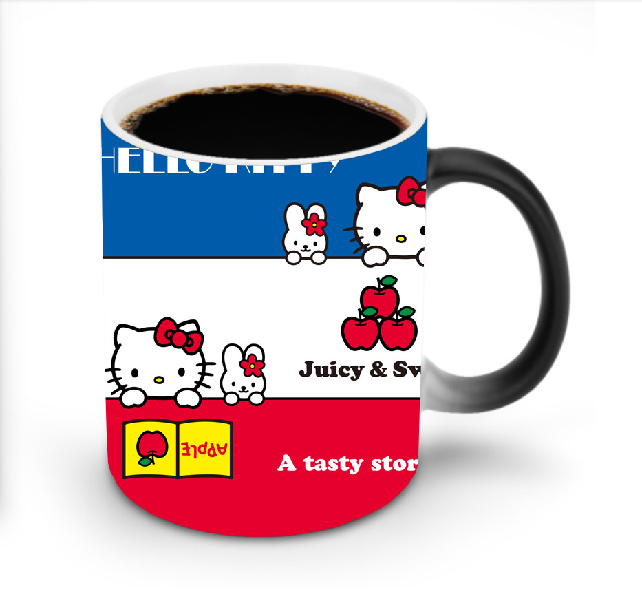 （画像用） Hello Kitty ハローキティ 温度変色マグカップ